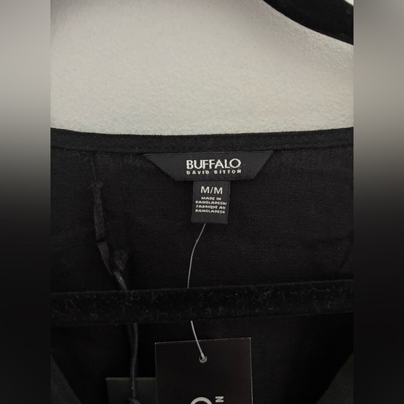 Buffalo Mariposa Tied V-Neck Button-Front Midi Dress NWT - Picture 9 of 14